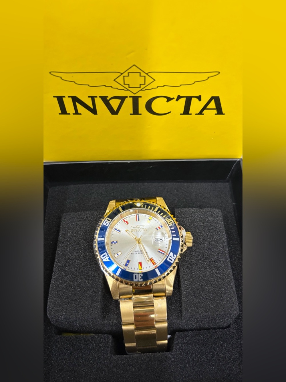 Invicta Pro Diver 24198 Gold Tone Watch